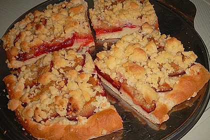 Pflaumenkuchen mit Streuseln 6