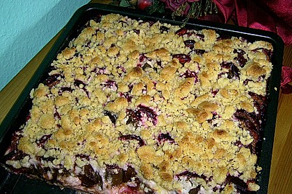 Pflaumenkuchen mit Streuseln 17
