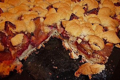 Pflaumenkuchen mit Streuseln 3
