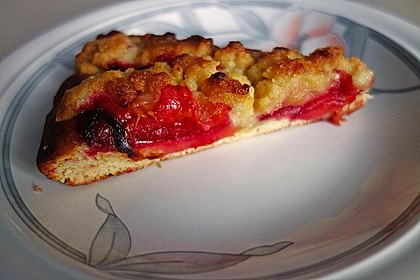 Pflaumenkuchen mit Streuseln 2