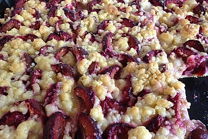 Pflaumenkuchen mit Streuseln 7