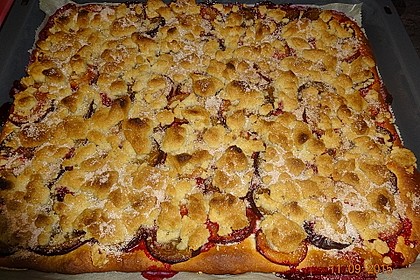 Pflaumenkuchen mit Streuseln 8