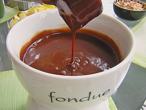 Schoko - Fondue (Rezept mit Bild) von norbertnewyork | Chefkoch.de