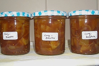 Eingelegte Curry - Zucchini 17