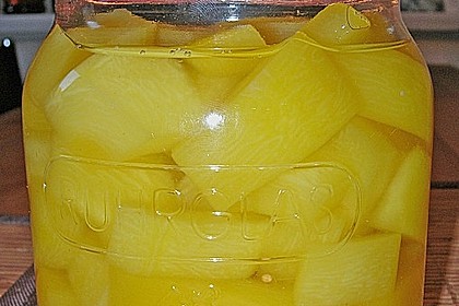Eingelegte Curry - Zucchini 7