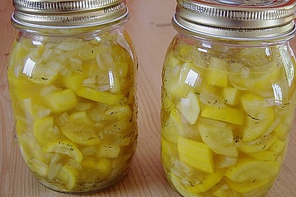 Eingelegte Curry - Zucchini 18