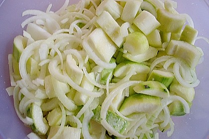 Eingelegte Curry - Zucchini 34
