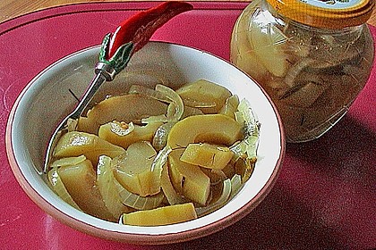 Eingelegte Curry - Zucchini 39