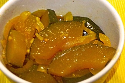 Eingelegte Curry - Zucchini 40
