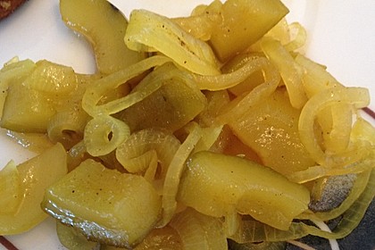 Eingelegte Curry - Zucchini 27