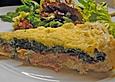 Spinat - Quiche mit B&auml;rlauch - Schafsk&auml;se Boden