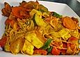 Spaghetti mit Curry - Gem&uuml;se