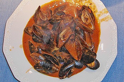 Muscheln in Tomatensoße 5