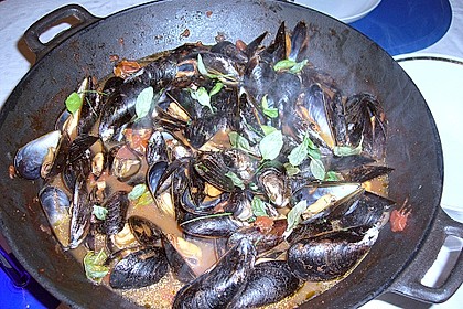 Muscheln in Tomatensoße 3