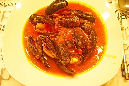 Muscheln in Tomatensoße 4