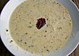 Chicoree Suppe mit roten Linsen