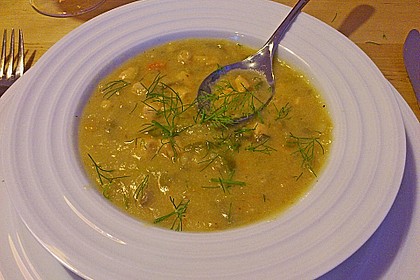 Feine Kartoffelsuppe mit Lachs 11