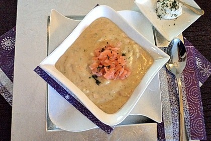 Feine Kartoffelsuppe mit Lachs 12
