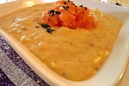 Feine Kartoffelsuppe mit Lachs 13