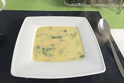 Feine Kartoffelsuppe mit Lachs 6