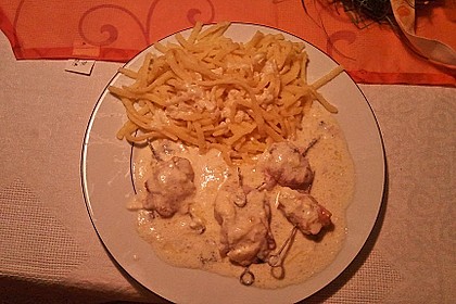 Schweinefilet in Gorgonzolasoße 19