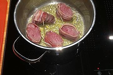 Schweinefilet in Gorgonzolasoße