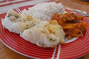 Gegrillter Seeteufel