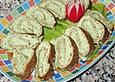 Forellen - Pfannkuchenr&ouml;llchen mit B&auml;rlauch