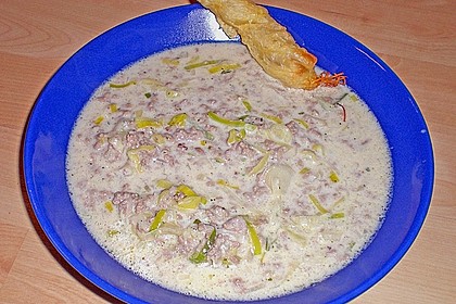 K&auml;se - Lauch Suppe 2
