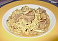 Pikanter Steak - Reis Topf