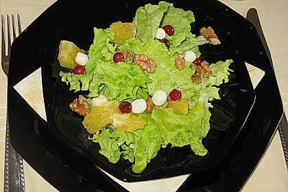 Blattsalat mit Orangen 2