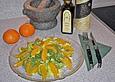 Blattsalat mit Orangen