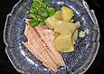 Lachs, in Salzteigh&uuml;lle gegart