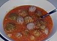 Rosenkohlsuppe mit Bratwurstkl&ouml;&szlig;chen