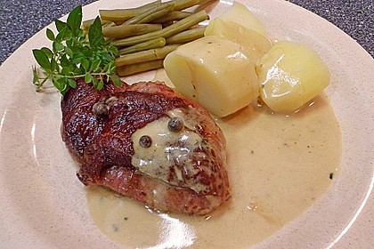Entenbrustfilet in Pfefferrahm