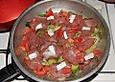 Kartoffelpfanne mit Salami
