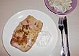 Panierter Leberk&auml;se