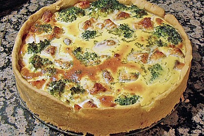 Brokkoli - Lachs Torte 8