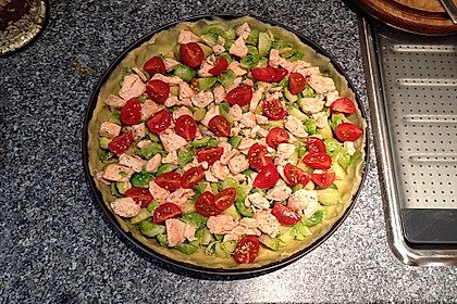 Brokkoli - Lachs Torte 4