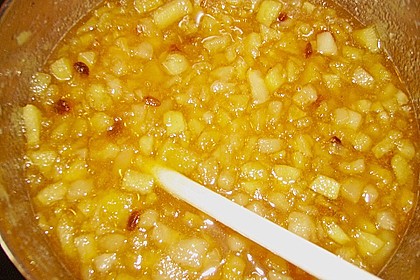 Apfelmarmelade mit Rumrosinen 1