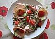 Tomaten-Salat mit Thunfischso&szlig;e