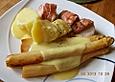Schweinefilet mit karamellisiertem Spargel