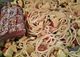 Spaghetti mit Kartoffeln und Gem&uuml;se