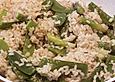 Spargel-Zuckerschoten-Risotto