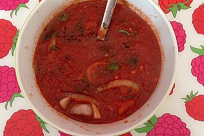 Low carb Tomaten-Basilikum-Suppe 13