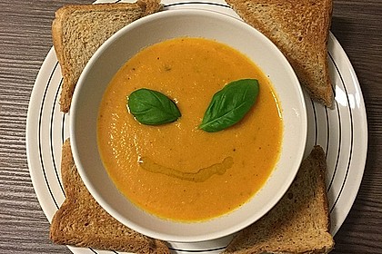 Low carb Tomaten-Basilikum-Suppe 6