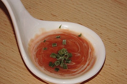 Low carb Tomaten-Basilikum-Suppe 3