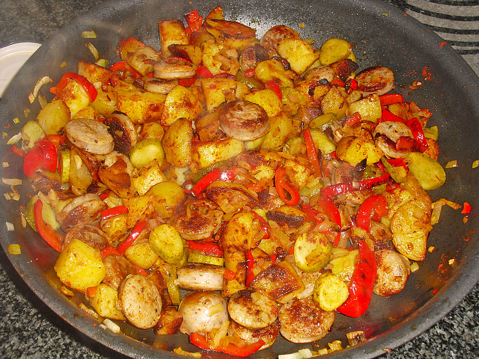 Bunte Kartoffelpfanne (Rezept mit Bild) von Gico8290 | Chefkoch.de