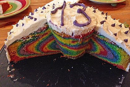 Regenbogentorte 34