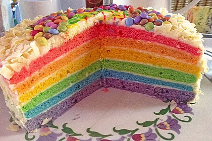 Regenbogentorte 3